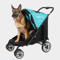 Poussette pour grand chien jusqu'à 50 kg, poussette pour labrador ou berger