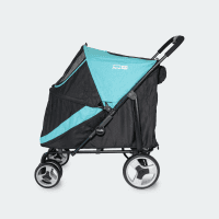 Photo produit de l'InnoPet Mamut Heavy Dog Trailer Ocean Blue, vue de côté