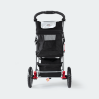 poussette pour chien innopet comfort efa, arrière fermé