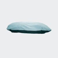 Coussin orthopédique bleu clair pour poussette pour chien
