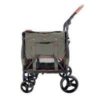 Ibiyaya Gentle Giant Pet Wagon, grande poussette pour chien et cage mobile pour expositions canines