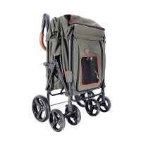 Ibiyaya Gentle Giant Pet Wagon, grande poussette pour chien et cage mobile pour expositions canines