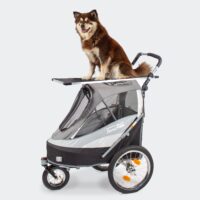 Table de toilettage pour la poussette pour chien InnoPet Sporty Dog Trailer Deluxe