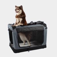 Cage de voyage pliable pour chiens