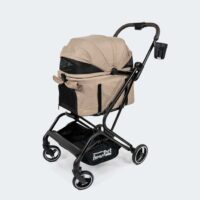 InnoPet Nomad Dog pram for pets up to 20kg in colour beige for cats