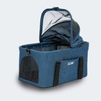 Poussette bleue InnoPet 2-en-1 Compact pour chats