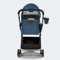 Poussette pour chien InnoPet Compact bleue avec cabine amovible