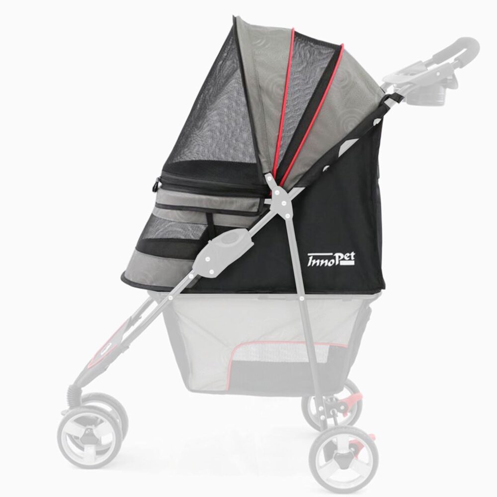 Housse pour InnoPet Avenue Shiny Grey rouge gris