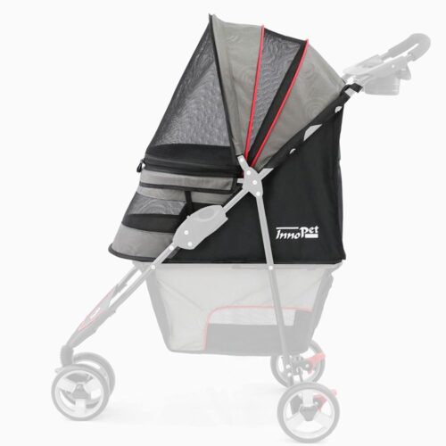 Housse pour InnoPet Avenue Shiny Grey rouge gris