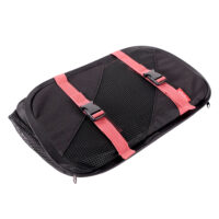 Ibiyaya Flying Pal sac de voyage pliable – sac de transport homologué avion pour chats et petits chiens, rouge noir