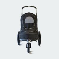 InnoPet Sporty EVR, poussette pour chien à roues caoutchouc tout-terrain et cabine spacieuse pour des sorties confortables en ville et sur les chemins forestiers