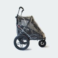 InnoPet Sporty EVR, poussette pour chien à roues caoutchouc tout-terrain et cabine spacieuse pour des sorties confortables en ville et sur les chemins forestiers