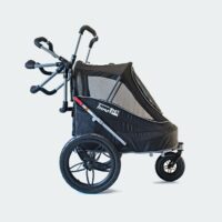 InnoPet Sporty EVR, poussette pour chien à roues caoutchouc tout-terrain et cabine spacieuse pour des sorties confortables en ville et sur les chemins forestiers