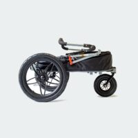 InnoPet Sporty EVR, poussette pour chien à roues caoutchouc tout-terrain et cabine spacieuse pour des sorties confortables en ville et sur les chemins forestiers