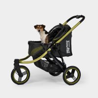 Poussette pour chien tout-terrain Premium Comfort noire