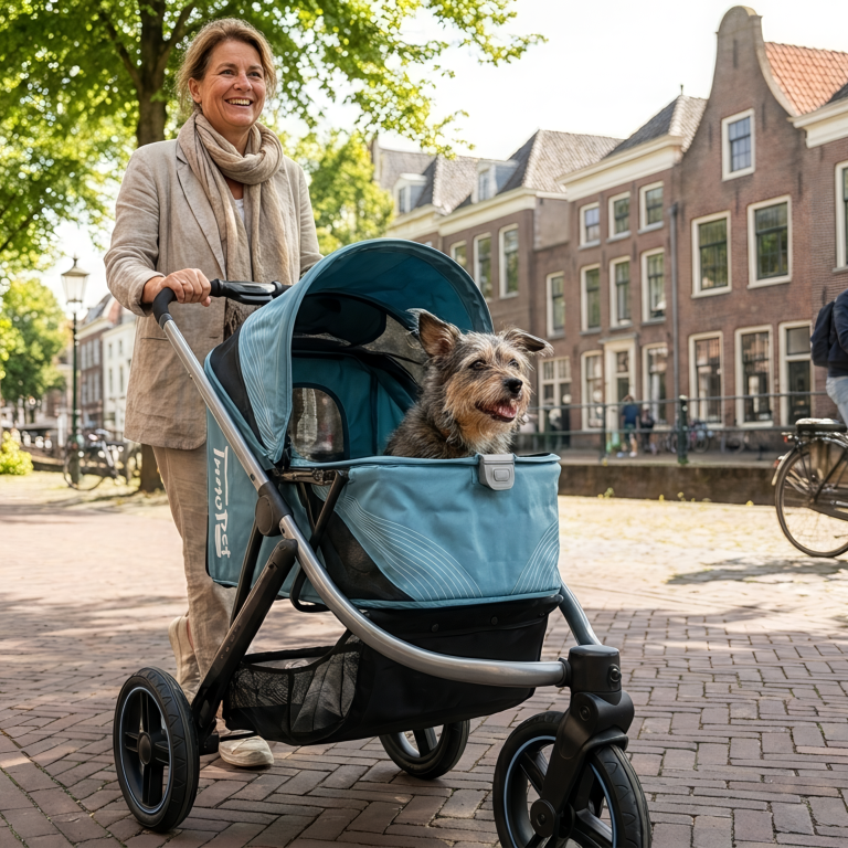 InnoPet Premium Comfort : la meilleure poussette pour chien du marché